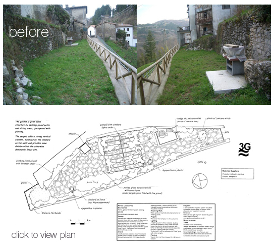 garden redesign Italy by 3G Design
